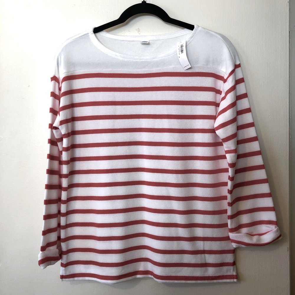 Old Navy Relaxed French Terry Top, small, NWT
